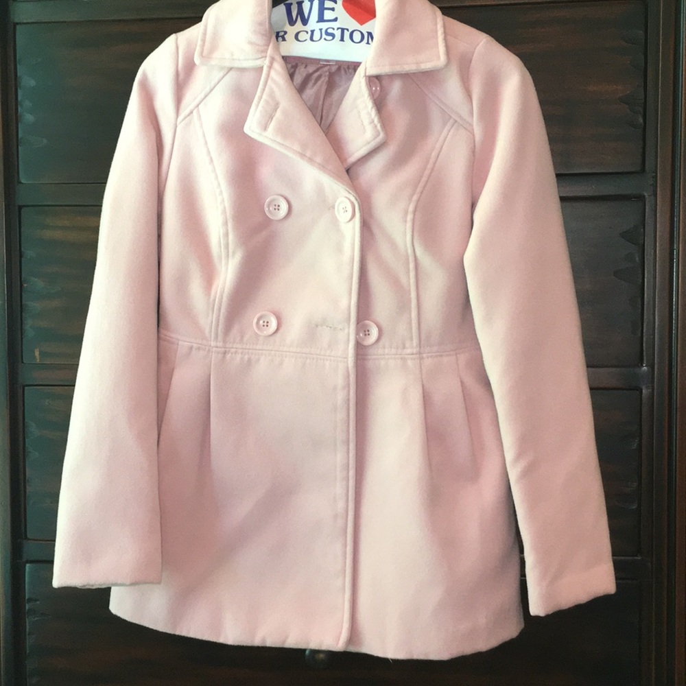 Light Pink Pea Coat size Small